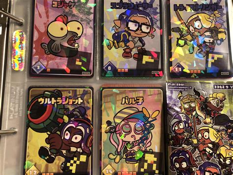 splatoon nfc cards|Splatoon 3 tableturf card sleeves.